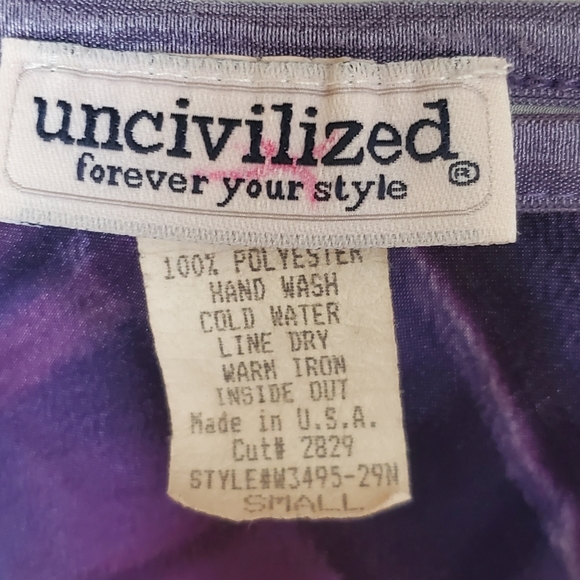 S Ladies Vintage Purple Midi Slip Skirt - Picture 6 of 8